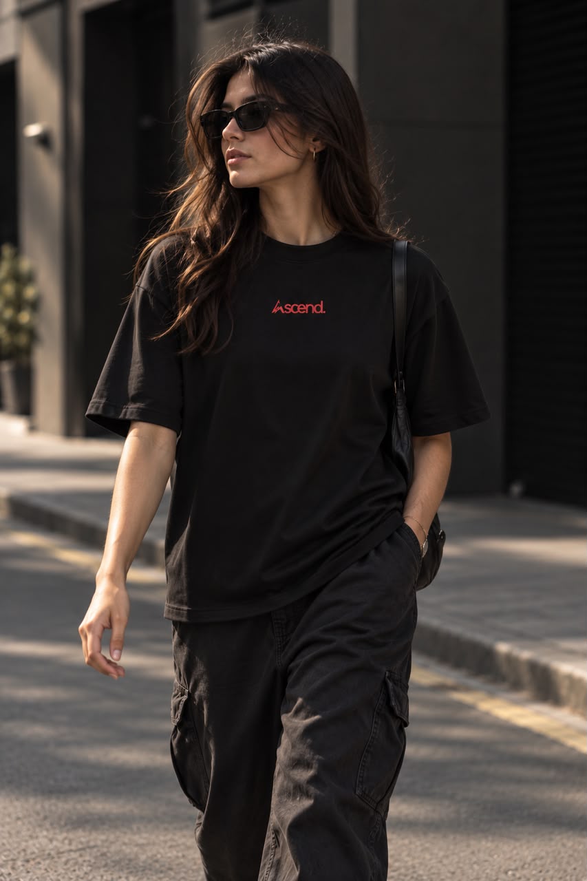 STRONGER THINGS Graphic Unisex Oversized T-Shirt.