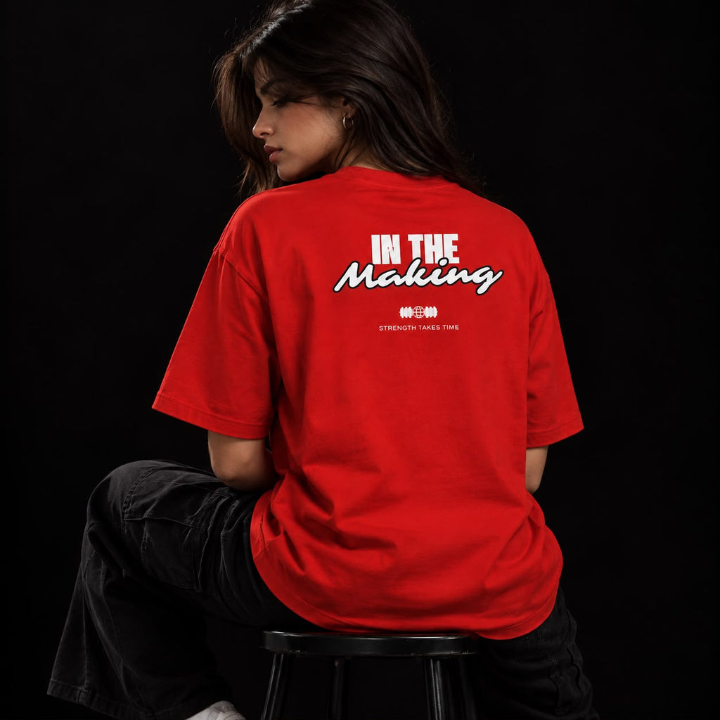 IN THE MAKING Oversized Unisex T-Shirt.