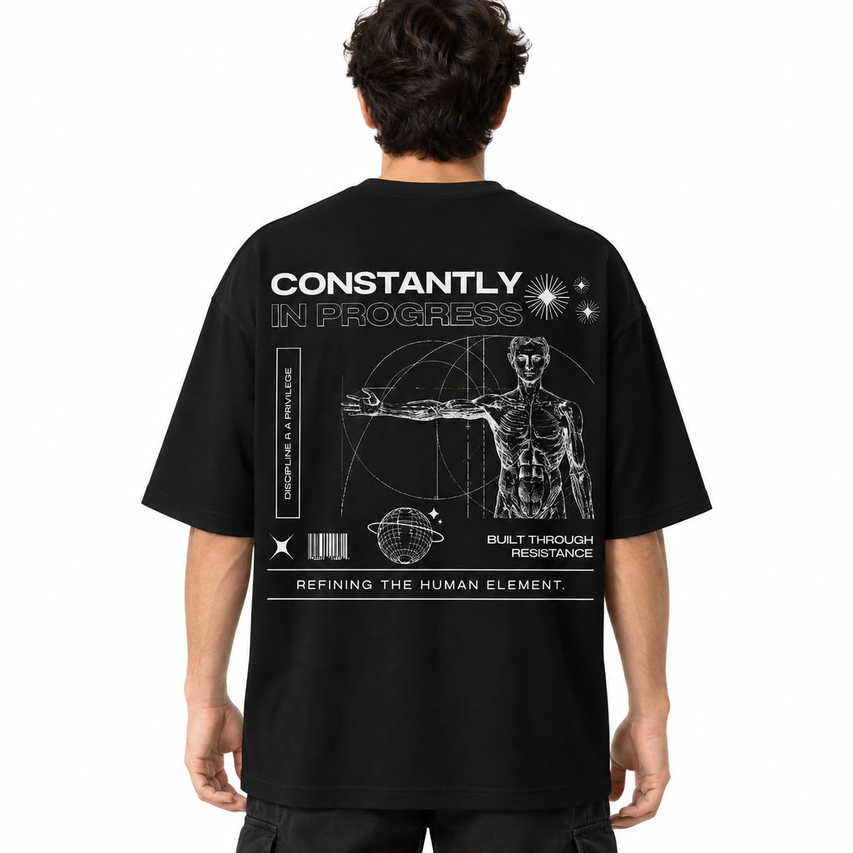 ASCEND Constantly In Progress Oversized T-Shirt