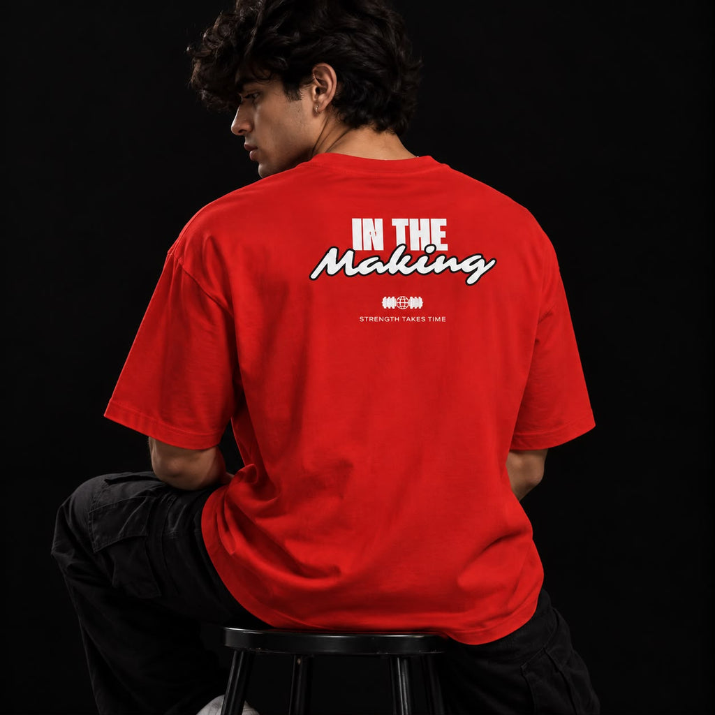 IN THE MAKING Oversized Unisex T-Shirt.