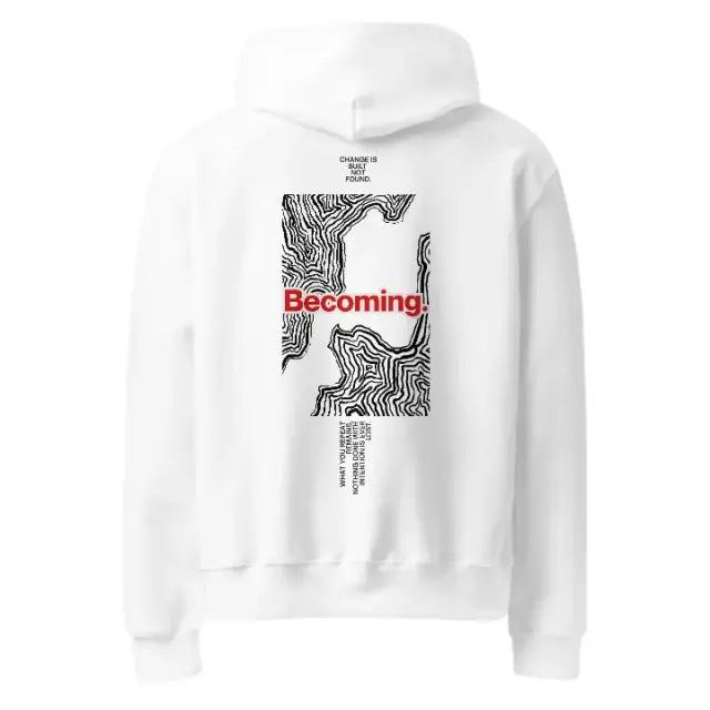 ASCEND Essesntial White Hoodie