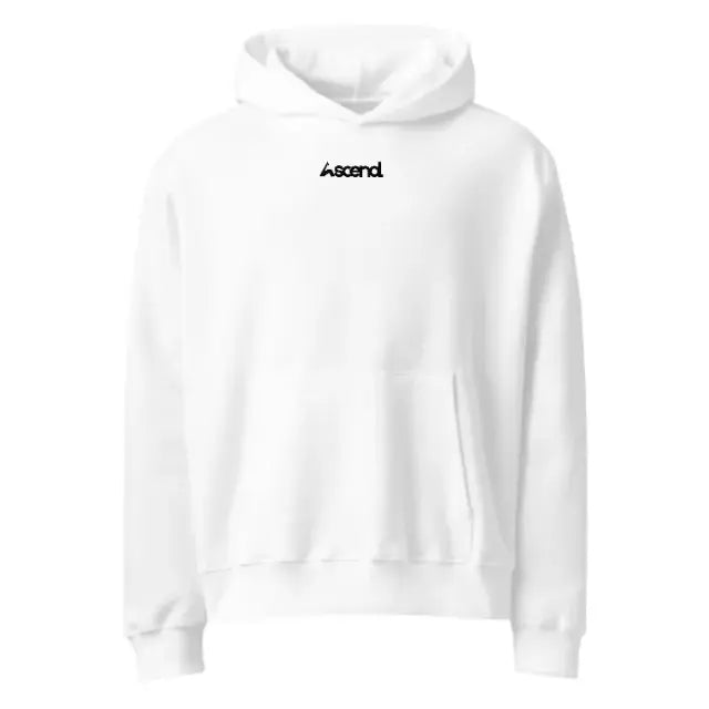 ASCEND Essesntial White Hoodie